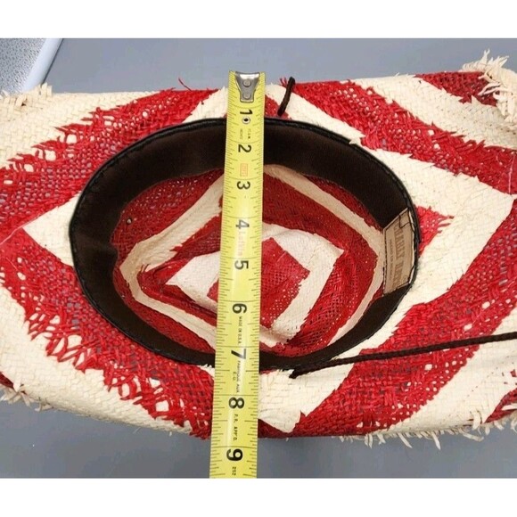 Corona Western Straw Hat Charlie Hats Made in Mexico Size Medium Cowboy - Picture 11 of 16